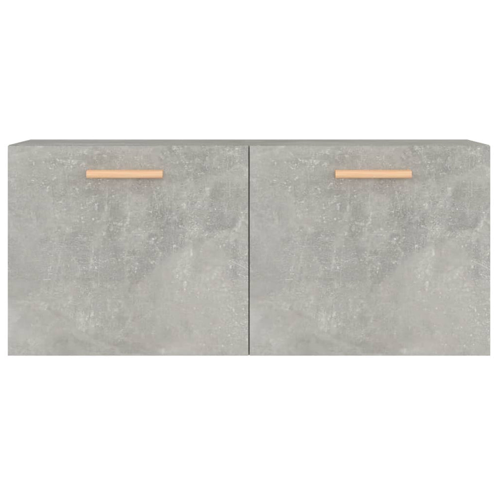 Wandkast 80x35x36,5 cm bewerkt hout betongrijs MeubelReus