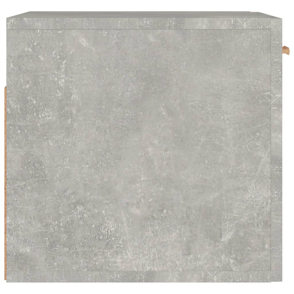 Wandkast 80x35x36,5 cm bewerkt hout betongrijs MeubelReus