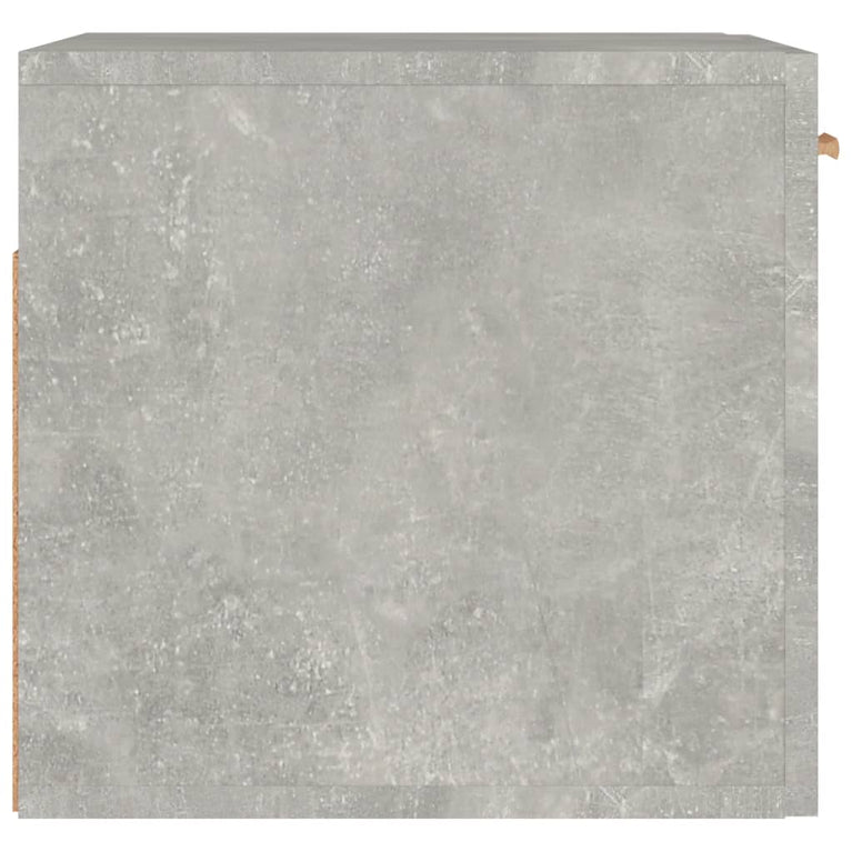 Wandkast 80x35x36,5 cm bewerkt hout betongrijs MeubelReus