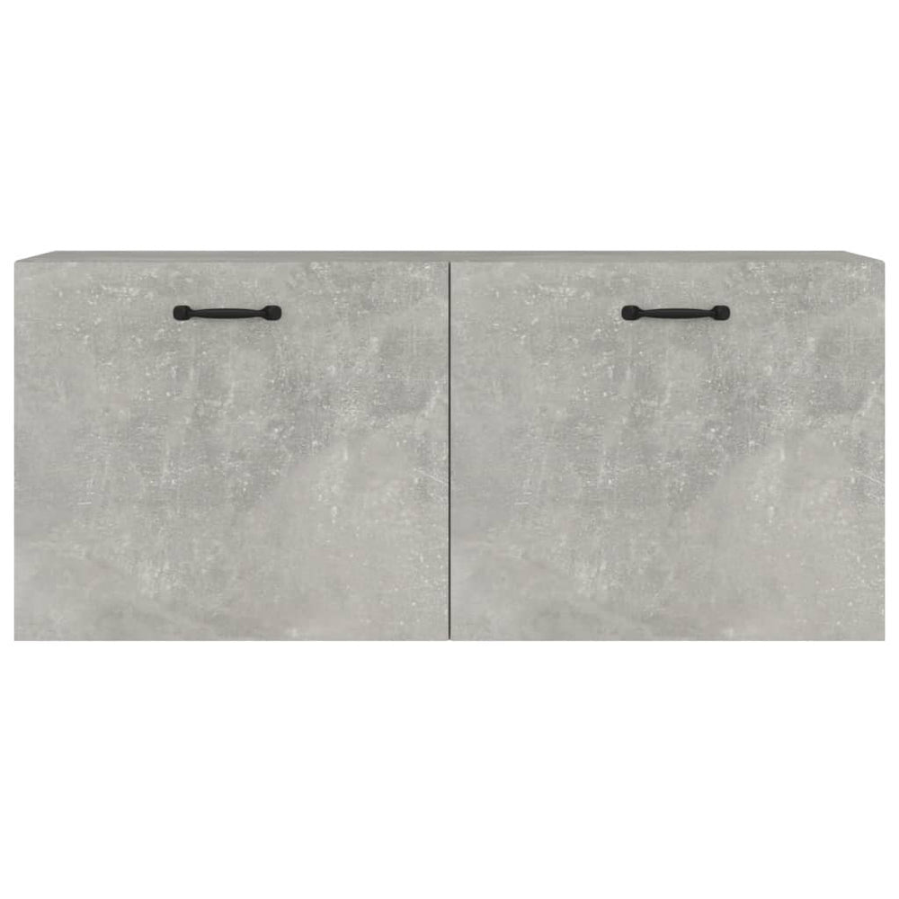 Wandkast 80x35x36,5 cm bewerkt hout betongrijs MeubelReus