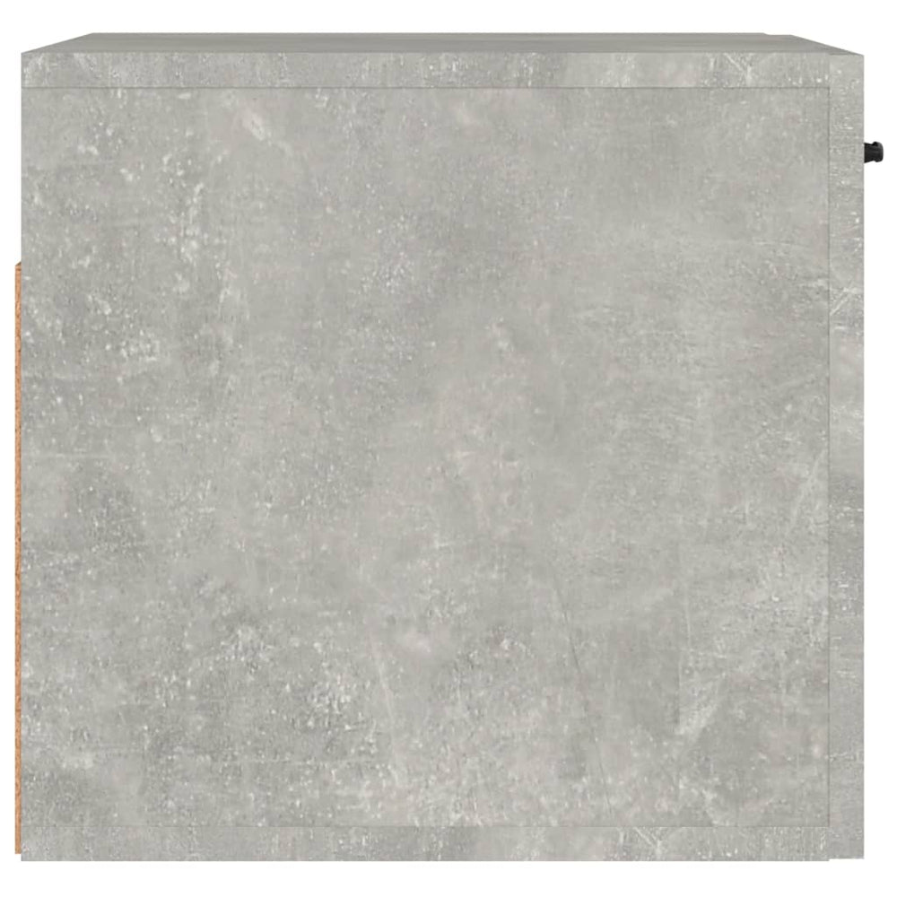 Wandkast 80x35x36,5 cm bewerkt hout betongrijs MeubelReus