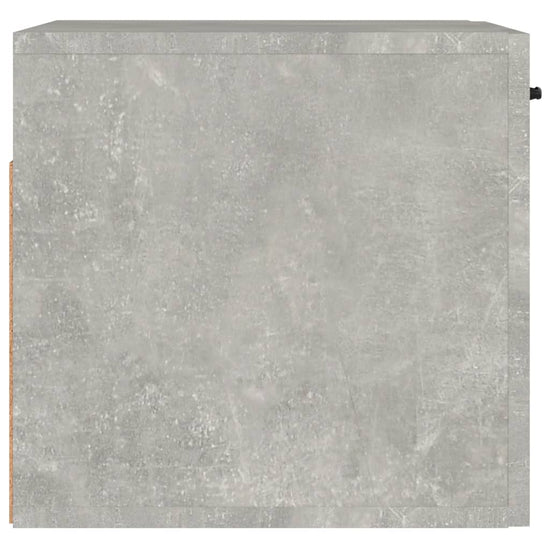 Wandkast 80x35x36,5 cm bewerkt hout betongrijs MeubelReus