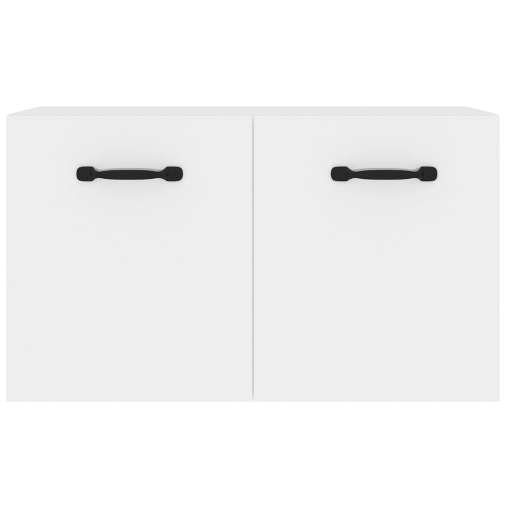 Wandkast 80x35x36,5 cm bewerkt hout hoogglans wit MeubelReus