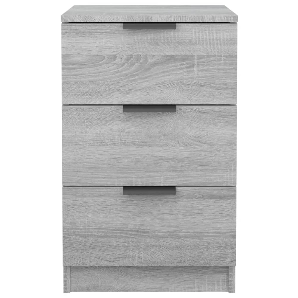 Nachtkastjes 2 st 40x36x65 cm grijs sonoma eikenkleurig MeubelReus