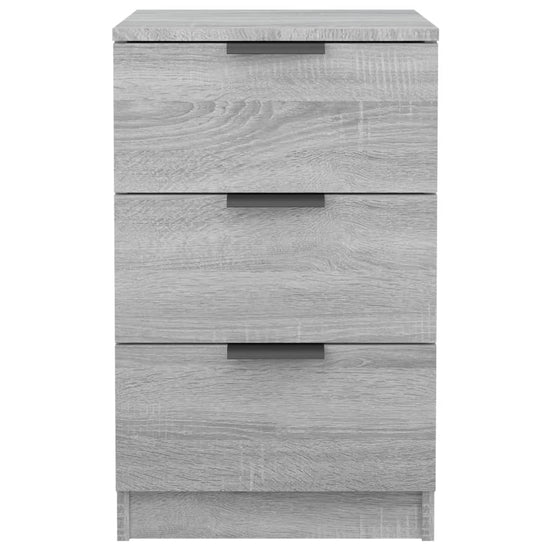 Nachtkastjes 2 st 40x36x65 cm grijs sonoma eikenkleurig MeubelReus