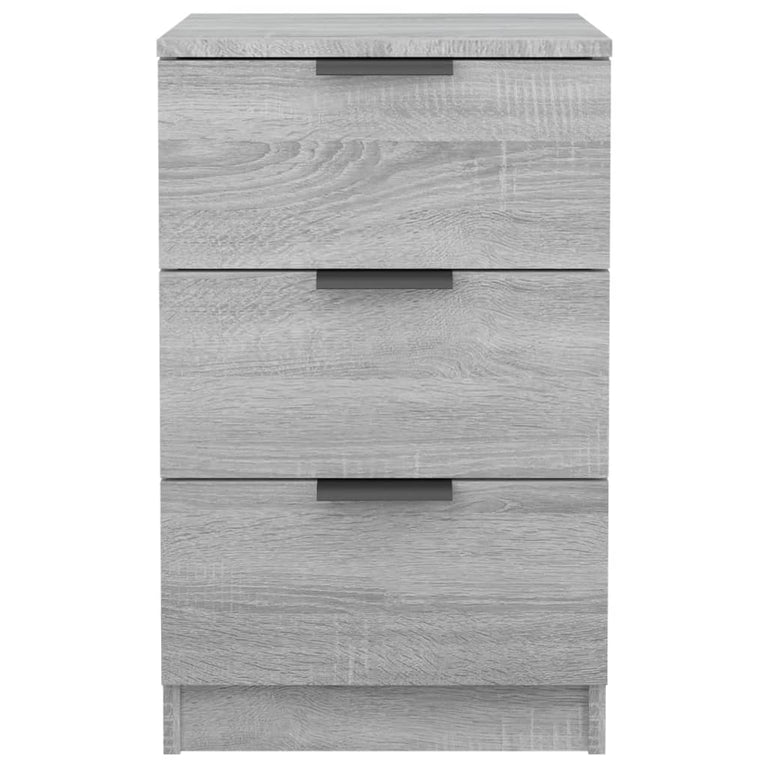 Nachtkastjes 2 st 40x36x65 cm grijs sonoma eikenkleurig MeubelReus