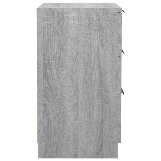 Nachtkastjes 2 st 40x36x65 cm grijs sonoma eikenkleurig MeubelReus