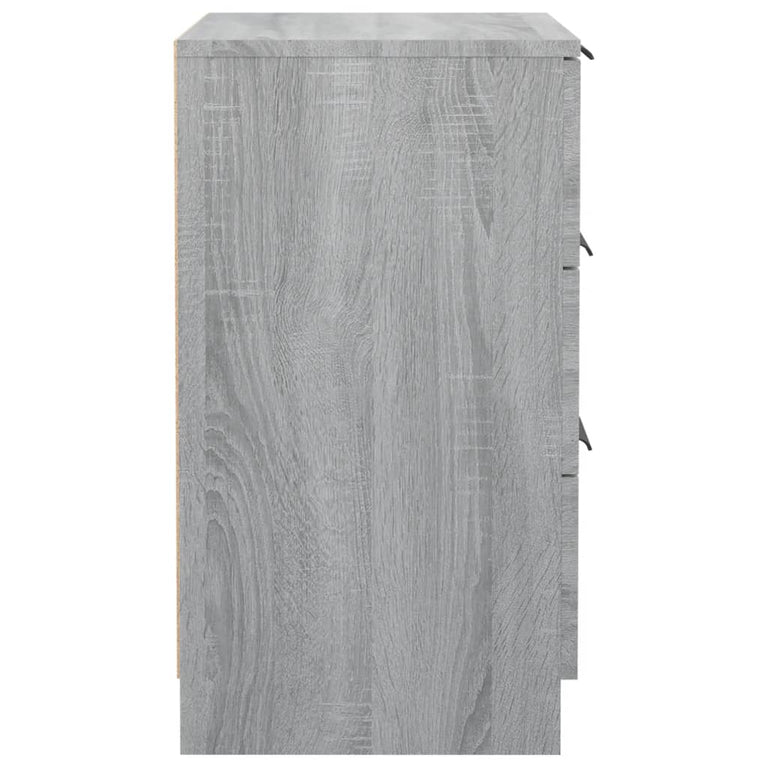 Nachtkastjes 2 st 40x36x65 cm grijs sonoma eikenkleurig MeubelReus