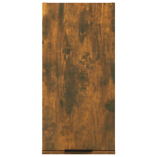 Badkamerkast wandgemonteerd 32x20x67 cm gerookt eiken MeubelReus