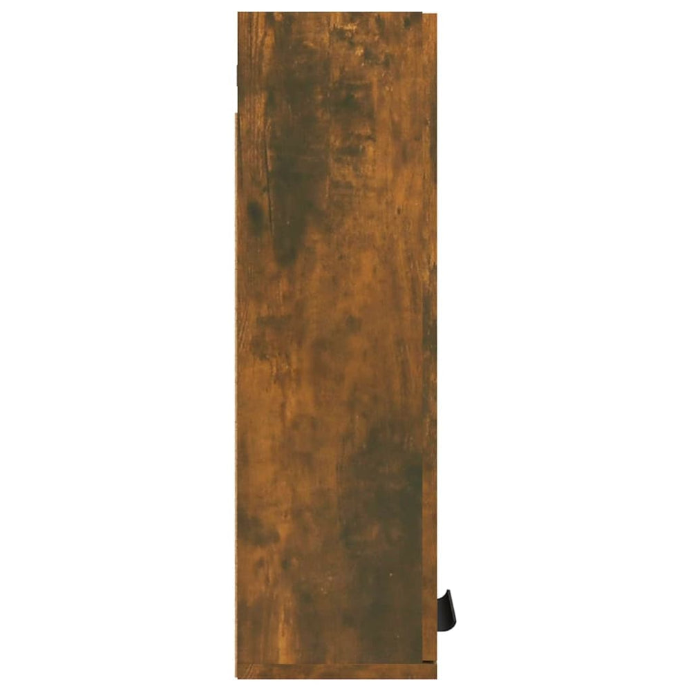 Badkamerkast wandgemonteerd 32x20x67 cm gerookt eiken MeubelReus