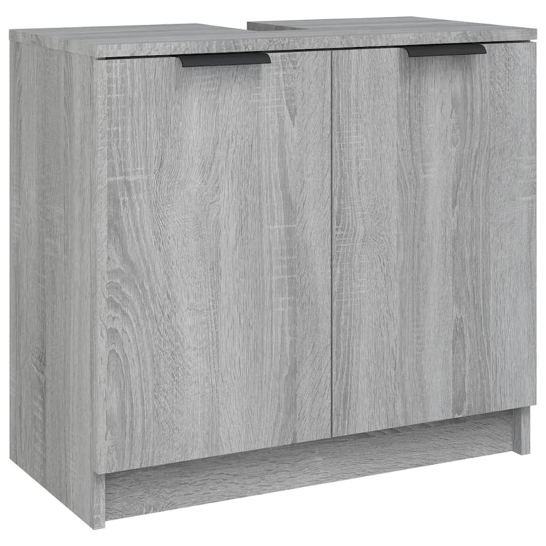 Badkamerkast 64,5x33,5x59 cm bewerkt hout grijs sonoma eiken MeubelReus