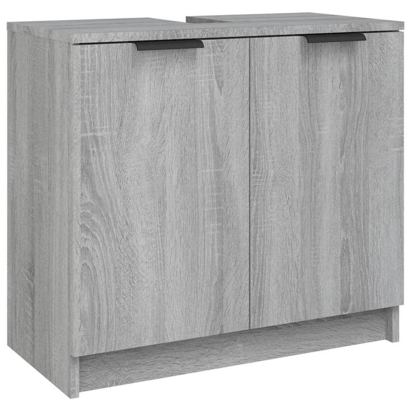 Badkamerkast 64,5x33,5x59 cm bewerkt hout grijs sonoma eiken MeubelReus
