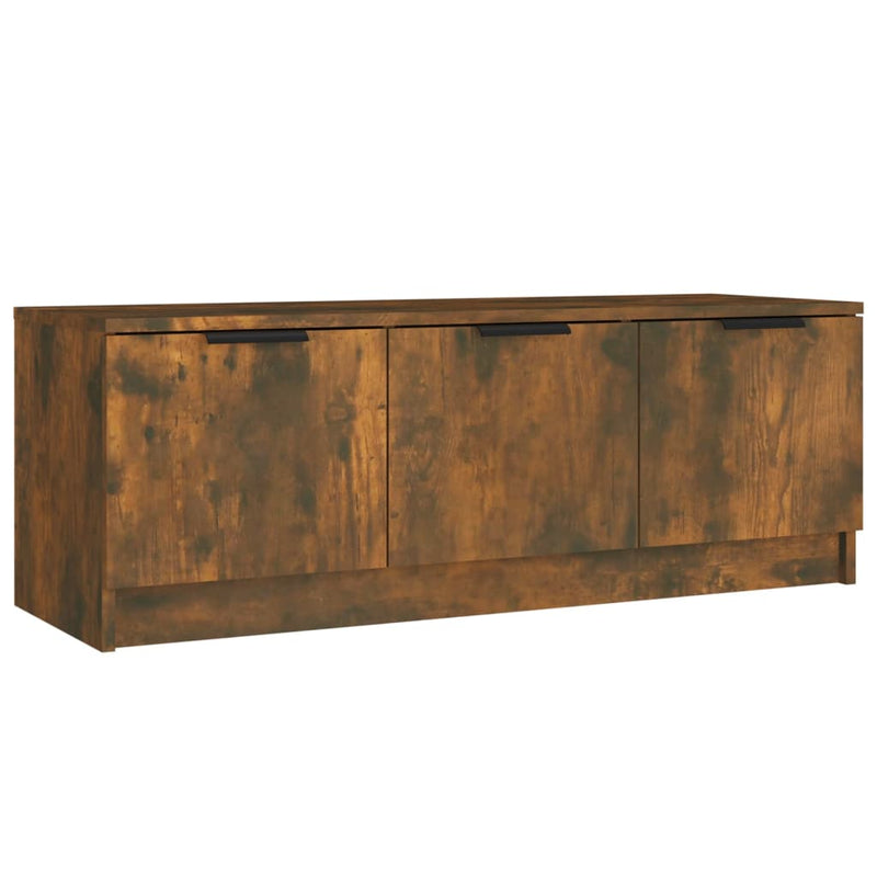 Tv-meubel 102x35x36,5 cm bewerkt hout gerookt eikenkleurig MeubelReus