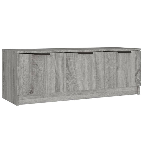 Tv-meubel 102x35x36,5 cm bewerkt hout grijs sonoma eikenkleurig MeubelReus