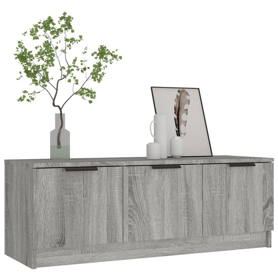 Tv-meubel 102x35x36,5 cm bewerkt hout grijs sonoma eikenkleurig MeubelReus
