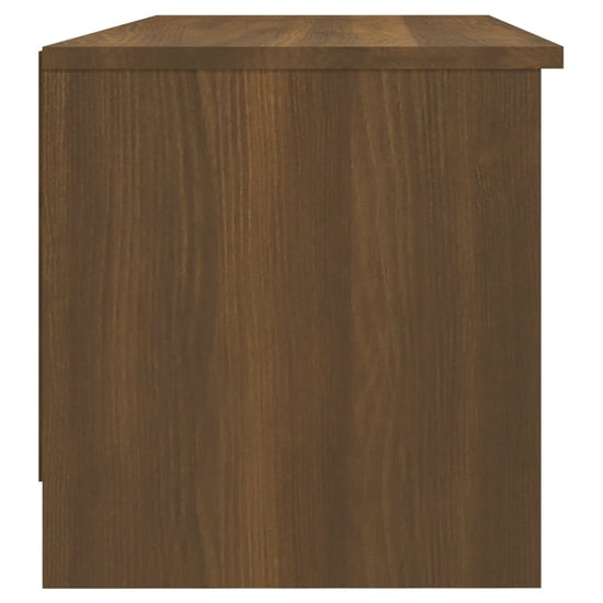 Tv-meubel 102x35,5x36,5 cm bewerkt hout bruineikenkleurig MeubelReus