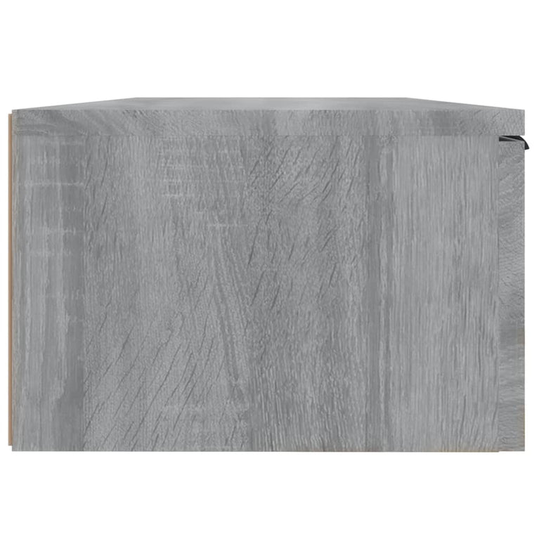 Wandkast 68x30x20 cm bewerkt hout grijs sonoma eikenkleurig MeubelReus