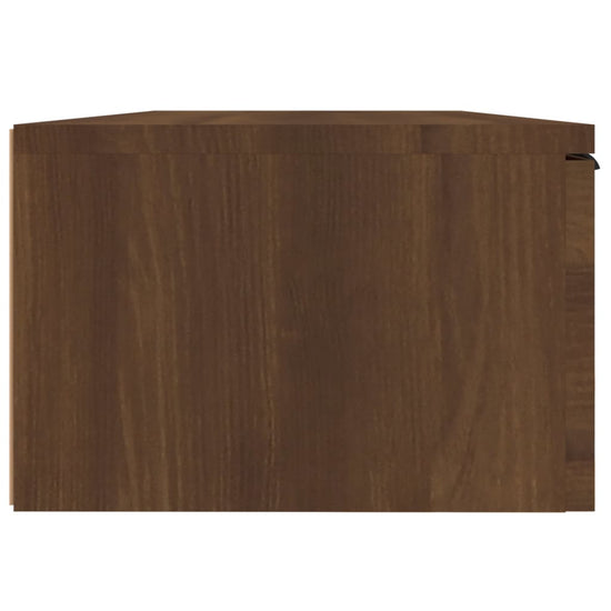 Wandkast 68x30x20 cm bewerkt hout bruineikenkleurig MeubelReus
