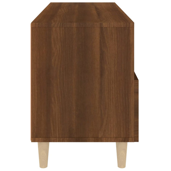Tv-meubel 80x36x50 cm bewerkt hout bruin eikenkleur MeubelReus