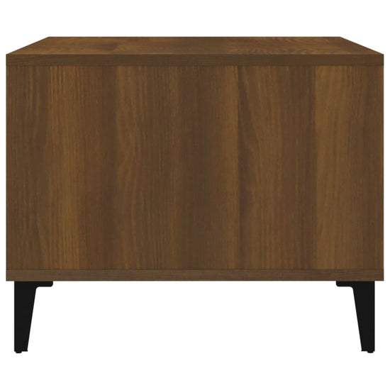 Salontafel 60x50x40 cm bewerkt hout bruin eikenkleur MeubelReus