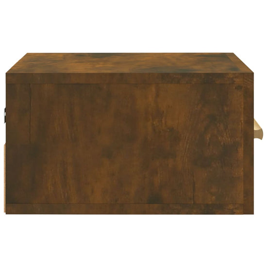 Nachtkastjes 2 st wandgemonteerd 35x35x20 cm gerookt eikenkleur MeubelReus