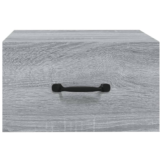 Nachtkastjes 2 st wandgemonteerd 35x35x20 cm grijs sonoma eiken MeubelReus