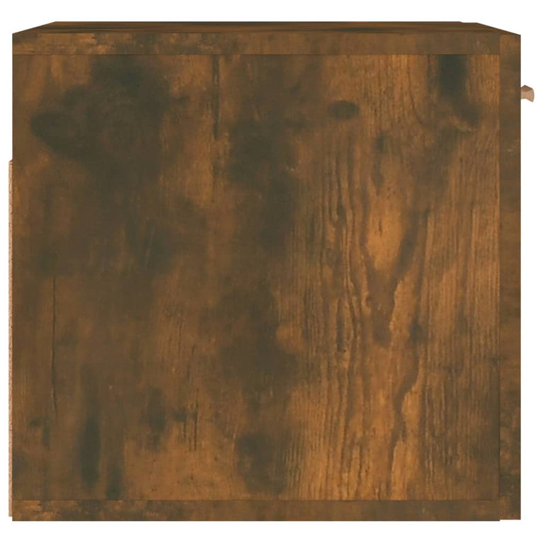 Wandkast 80x35x36,5 cm bewerkt hout gerookt eikenkleurig MeubelReus