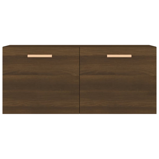 Wandkast 80x35x36,5 cm bewerkt hout bruineikenkleurig MeubelReus
