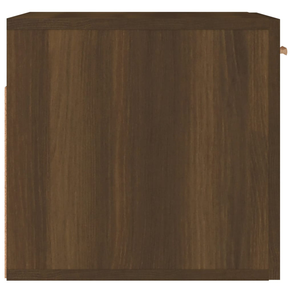 Wandkast 80x35x36,5 cm bewerkt hout bruineikenkleurig MeubelReus