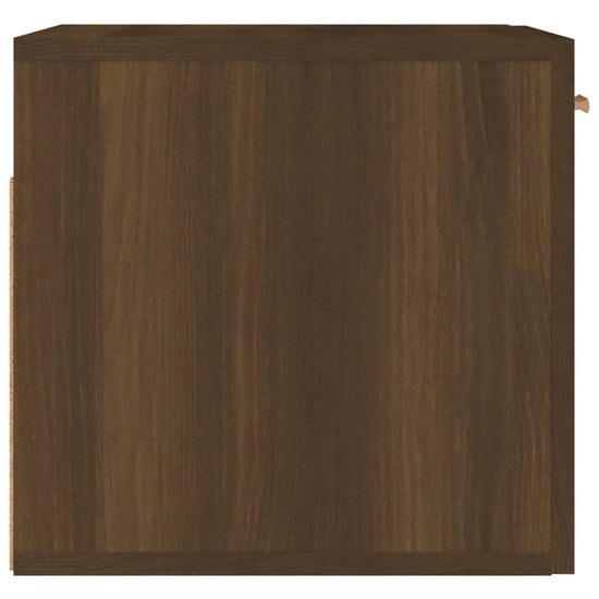 Wandkast 80x35x36,5 cm bewerkt hout bruineikenkleurig MeubelReus