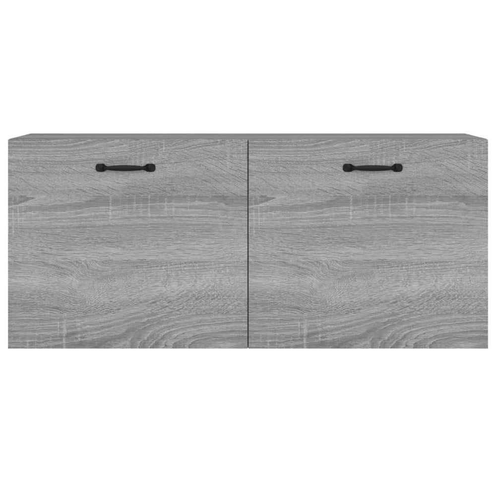 Wandkast 80x35x36,5 cm bewerkt hout grijs sonoma eikenkleurig MeubelReus