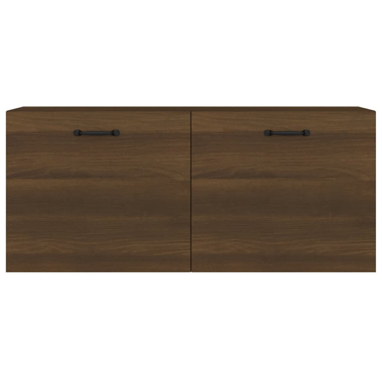 Wandkast 80x35x36,5 cm bewerkt hout bruineikenkleurig MeubelReus