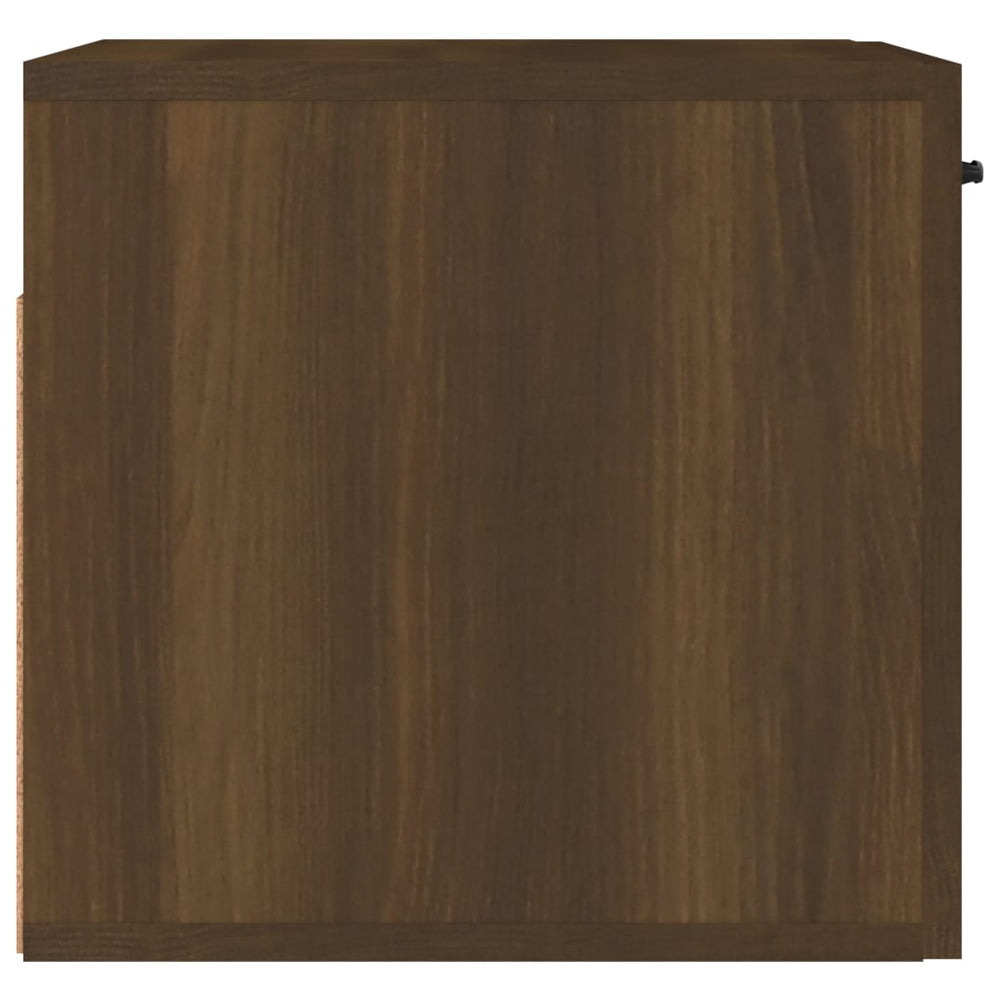 Wandkast 80x35x36,5 cm bewerkt hout bruineikenkleurig MeubelReus