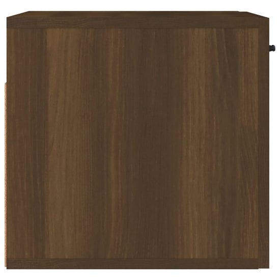 Wandkast 80x35x36,5 cm bewerkt hout bruineikenkleurig MeubelReus