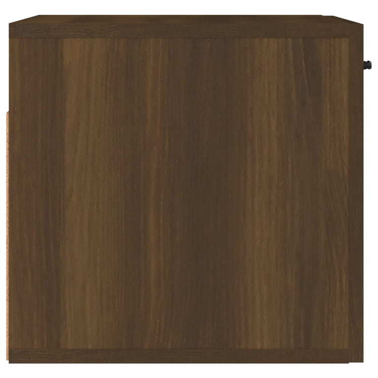 Wandkast 80x35x36,5 cm bewerkt hout bruineikenkleurig MeubelReus