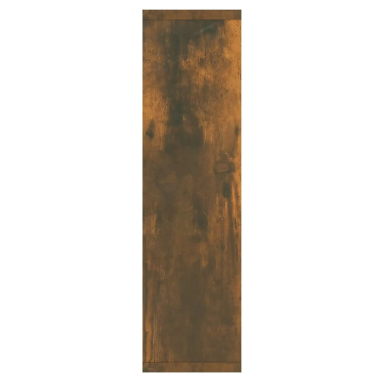 Spiegelkast met LED-verlichting 76x15x55 cm gerookt eikenkleur MeubelReus