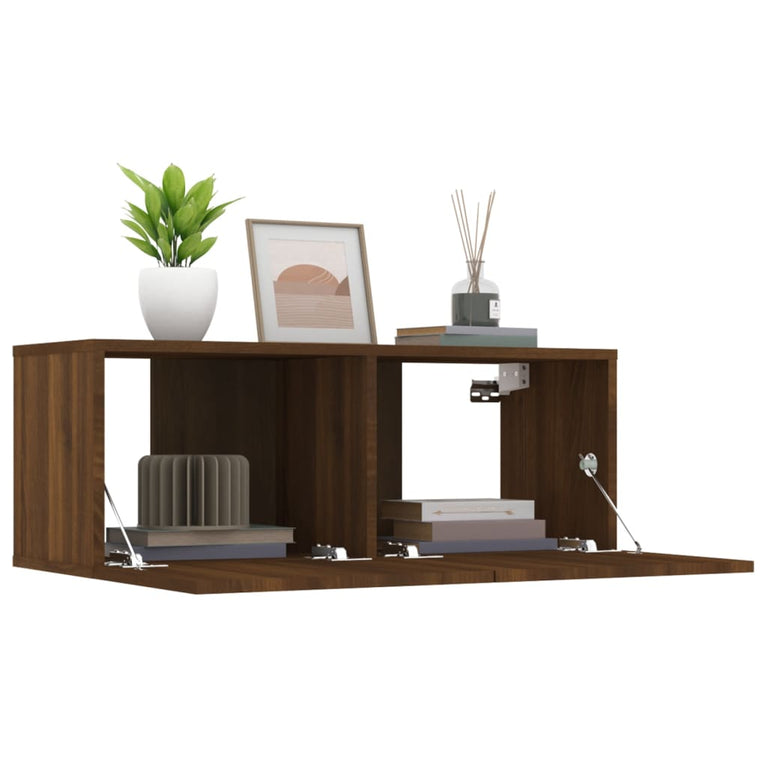 Tv-meubelen 2 st 80x30x30 cm bewerkt hout bruineikenkleurig MeubelReus