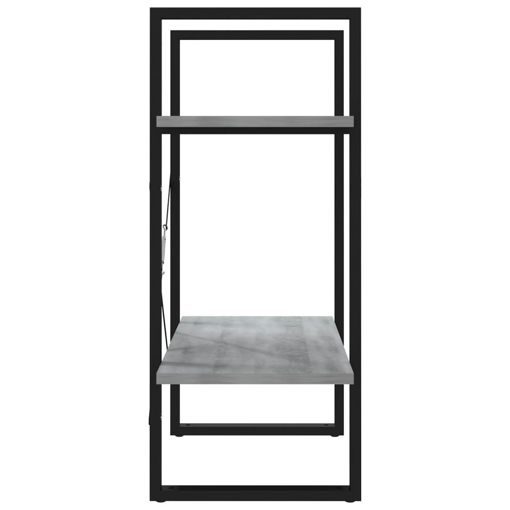 Boekenkast 60x30x70 cm bewerkt hout grijs sonoma eikenkleurig MeubelReus