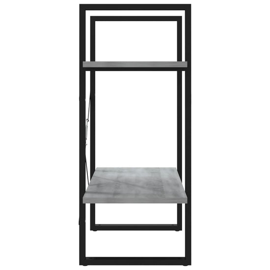 Boekenkast 60x30x70 cm bewerkt hout grijs sonoma eikenkleurig MeubelReus