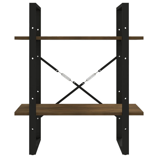 Boekenkast 60x30x70 cm bewerkt hout bruineikenkleurig MeubelReus