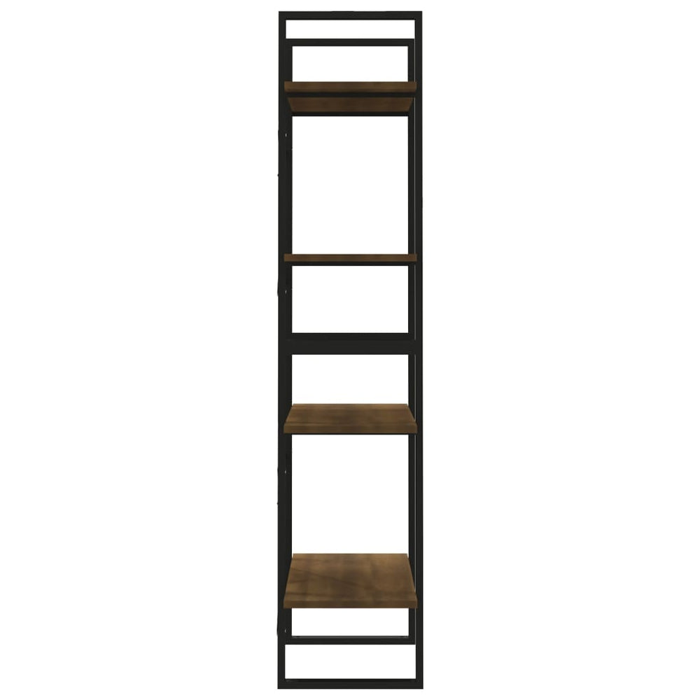 Boekenkast 60x30x140 cm bewerkt hout bruineikenkleurig MeubelReus