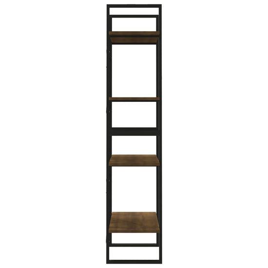 Boekenkast 60x30x140 cm bewerkt hout bruineikenkleurig MeubelReus