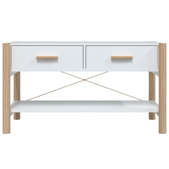 Tv-meubel 82x38x45 cm bewerkt hout wit MeubelReus
