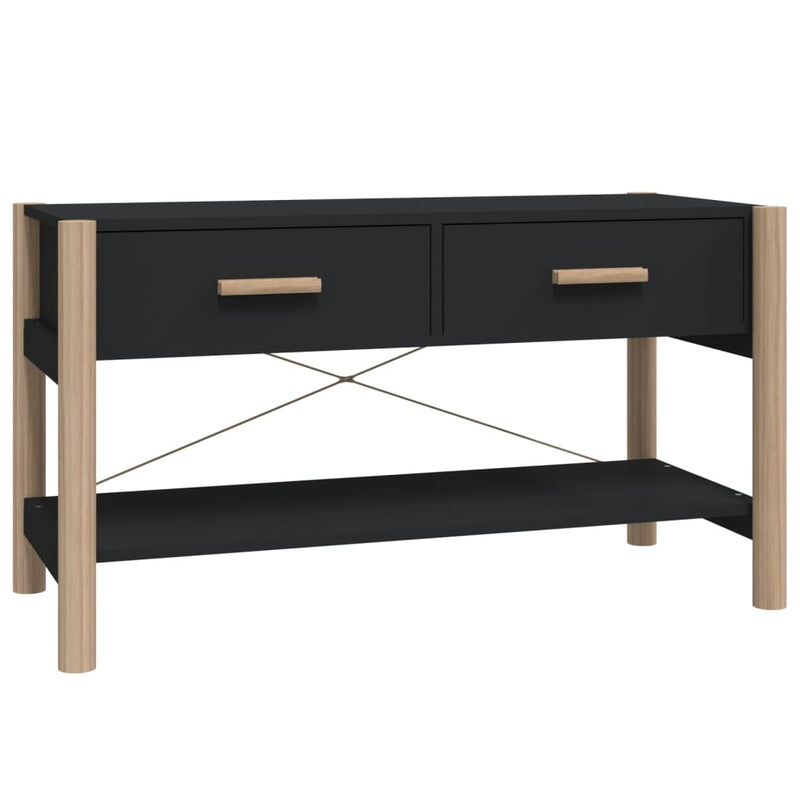 Tv-meubel 82x38x45 cm bewerkt hout zwart MeubelReus