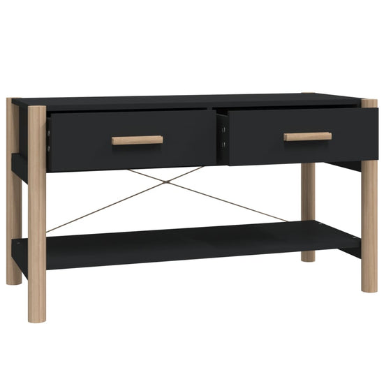 Tv-meubel 82x38x45 cm bewerkt hout zwart MeubelReus