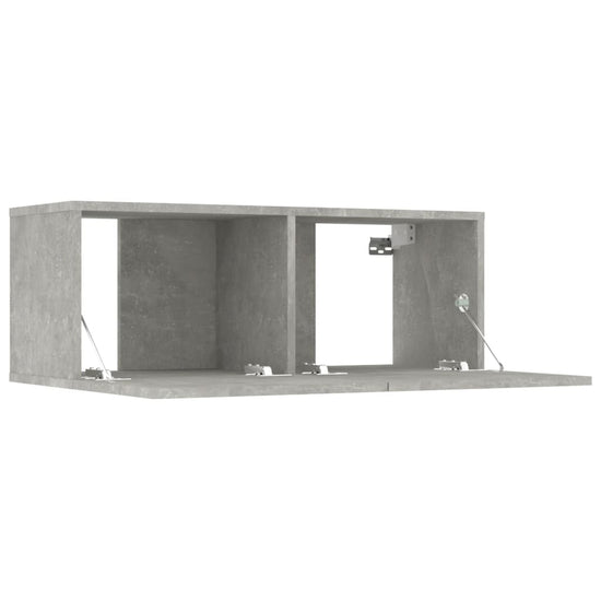 Tv-meubelen 4 st 80x30x30 cm bewerkt hout betongrijs MeubelReus