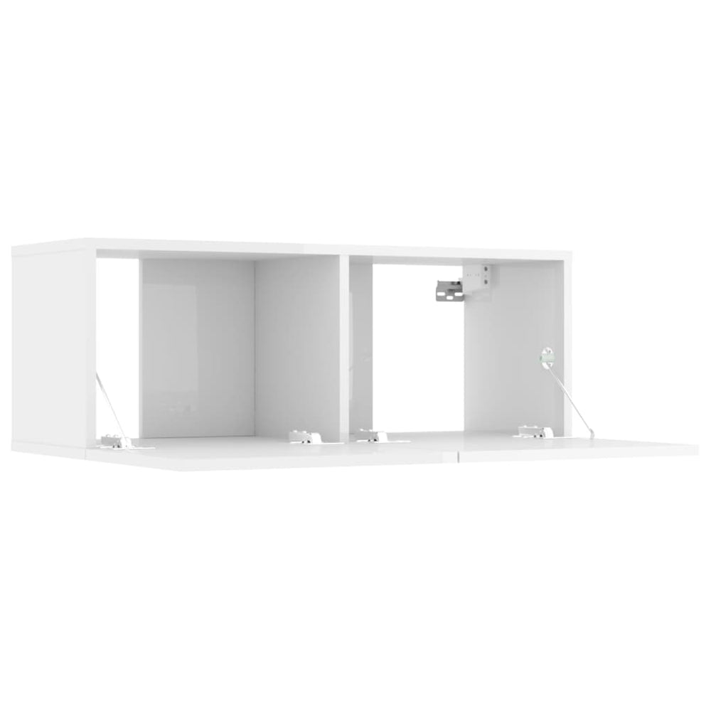 Tv-meubelen 4 st 80x30x30 cm bewerkt hout hoogglans wit MeubelReus
