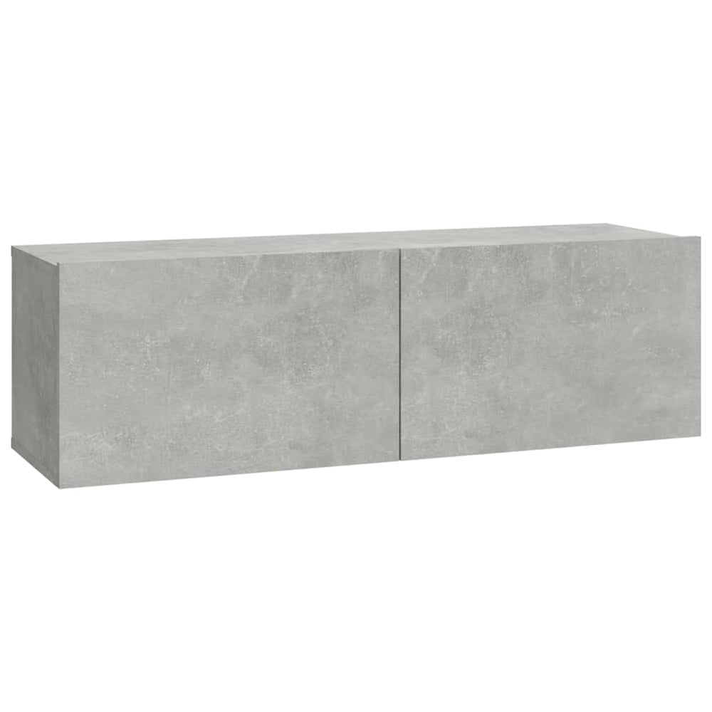 Tv-wandmeubels 4 st 100x30x30 cm betongrijs MeubelReus