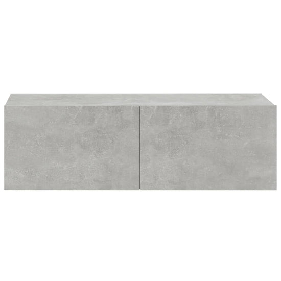 Tv-wandmeubels 4 st 100x30x30 cm betongrijs MeubelReus