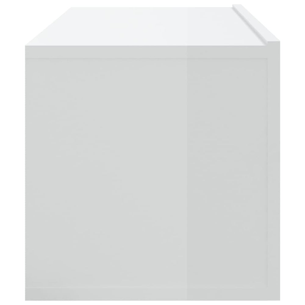 Tv-wandmeubels 4 st 100x30x30 cm hoogglans wit MeubelReus